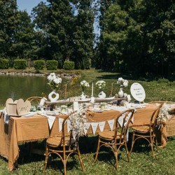 CHEMIN DE TABLE BAPTEME