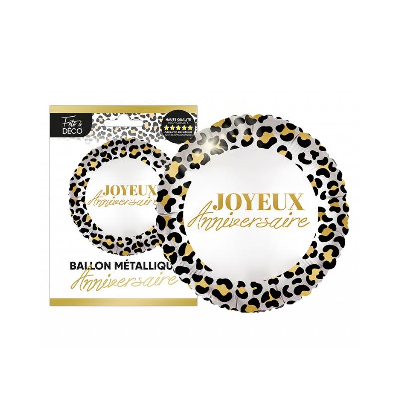 BALLON METAL LEOPARD