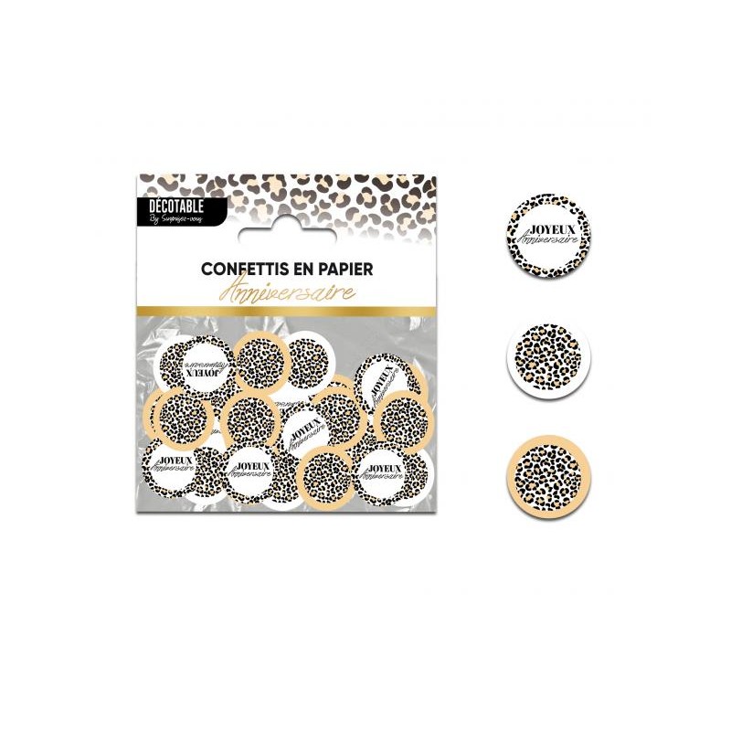 CONFETTIS LEOPARD