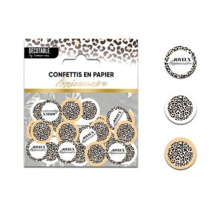 CONFETTIS LEOPARD