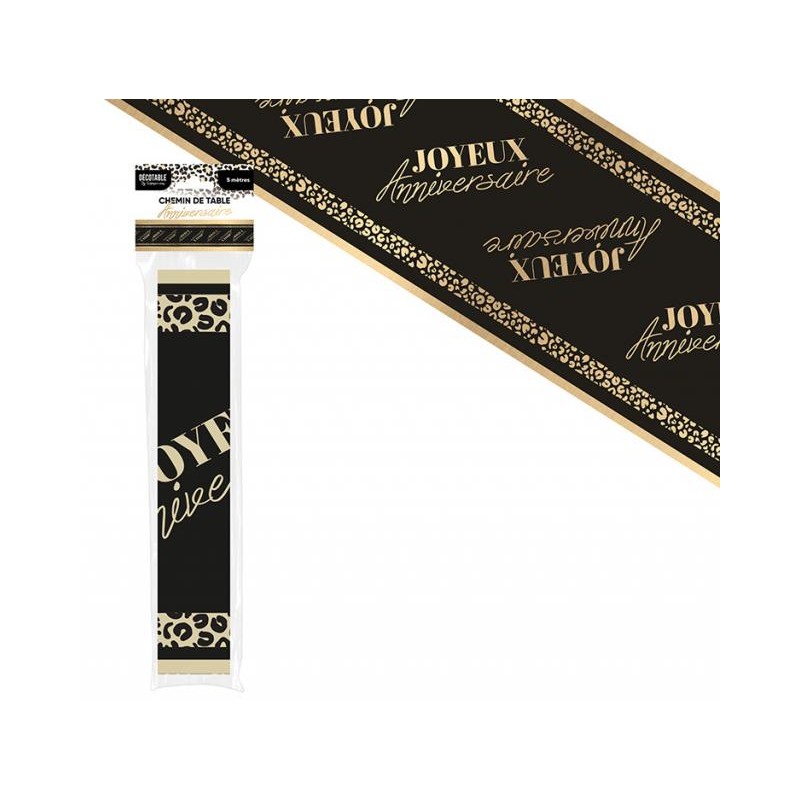 CHEMIN DE TABLE 5M LEOPARD