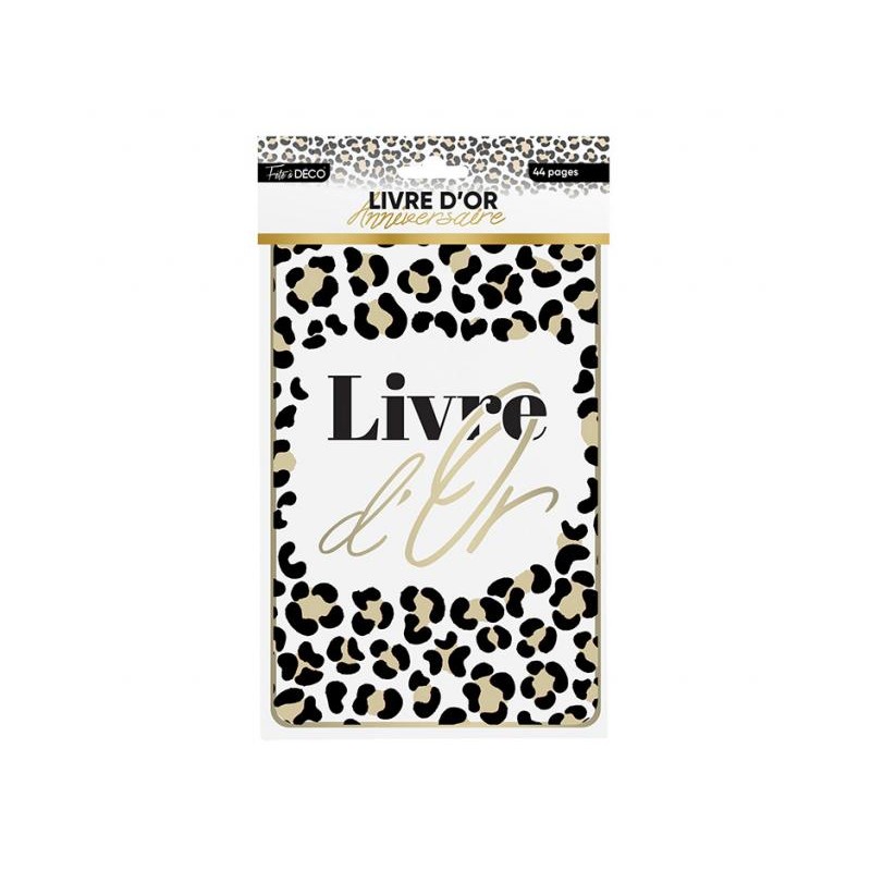 LIVRE D'OR LEOPARD