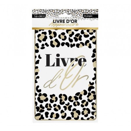 LIVRE D'OR LEOPARD