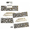 24 SERVIETTES LEOPARD