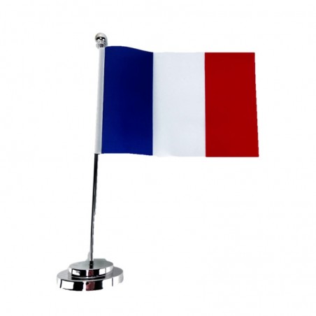 DRAPEAU DE TABLE + SUPPORT 15 X 21 CM