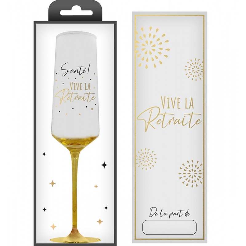 FLUTE A CHAMPAGNE RETRAITE