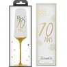 FLUTE A CHAMPAGNE 70 ANS