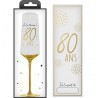 FLUTE A CHAMPAGNE 80 ANS