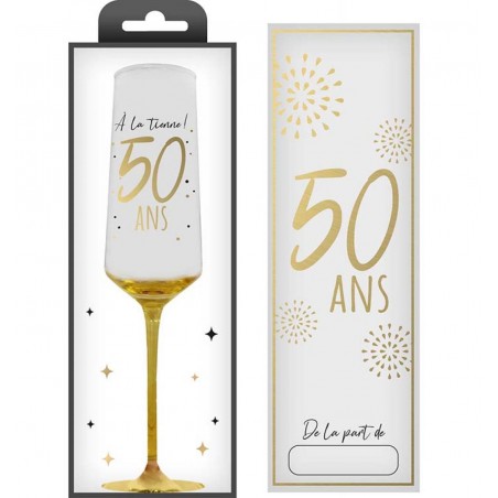 FLUTE A CHAMPAGNE 50 ANS