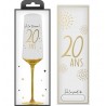 FLUTE A CHAMPAGNE 20 ANS