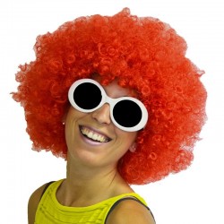 PERRUQUE AFRO ROUGE