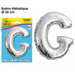 BALLONS 36CM ALU "G"