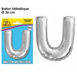 BALLONS 36CM ALU "U"