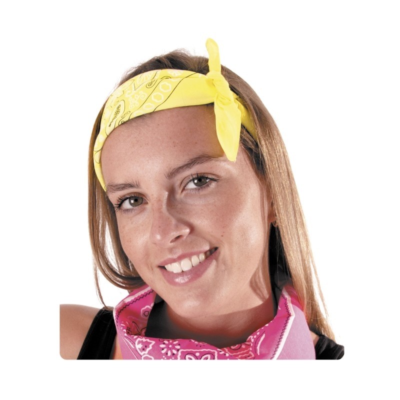 BANDANA FLUO JAUNE