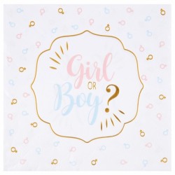 SERVIETTES  GIRL OR BOY ?