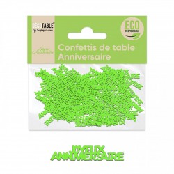 Trio de Confettis Vert