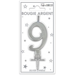 BOUGIE ARGENT N°9