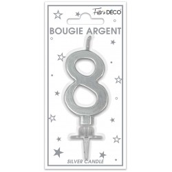 BOUGIE ARGENT N°8