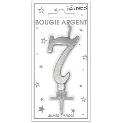 BOUGIE ARGENT N°7