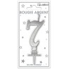 BOUGIE ARGENT N°7