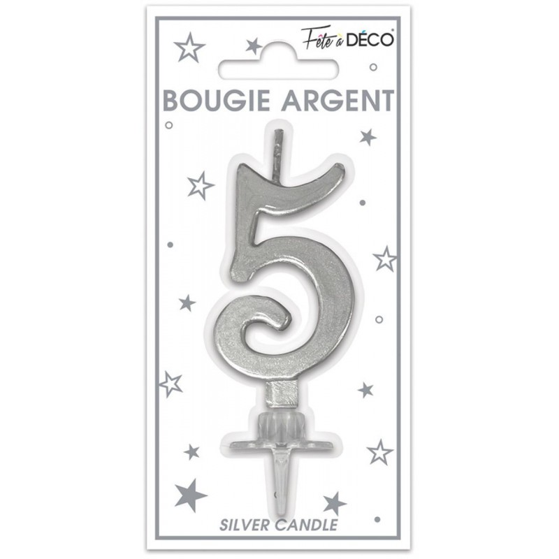 BOUGIE ARGENT N°5